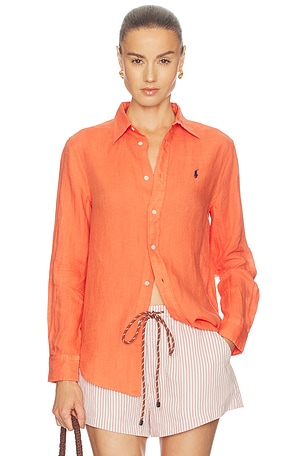 Classic Long Sleeve Button Front Shirt Polo Ralph Lauren