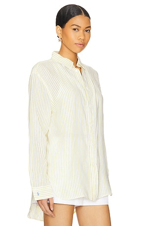 Polo Ralph Lauren Button Front Shirt in Yellow