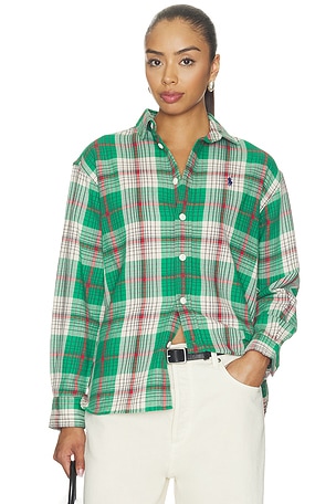 Twill Long Sleeve Collared Sport Shirt Polo Ralph Lauren