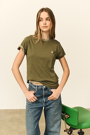 Jersey Short Sleeve Crew Neck T-shirt Polo Ralph Lauren