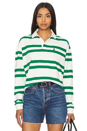 Cropped Rugby Shirt Polo Ralph Lauren