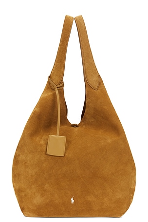 Suede Large Tote Polo Ralph Lauren