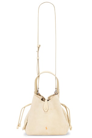 Suede Poly Medium Crossbody Bag Polo Ralph Lauren