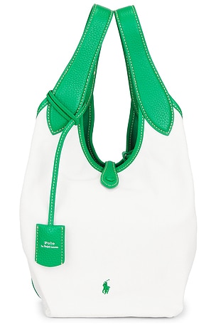 Canvas Poly Medium Tote Polo Ralph Lauren
