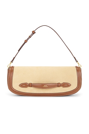 Twill Suede Leather Clutch Polo Ralph Lauren