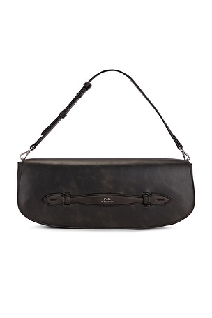 Distressed Leather Clutch Polo Ralph Lauren