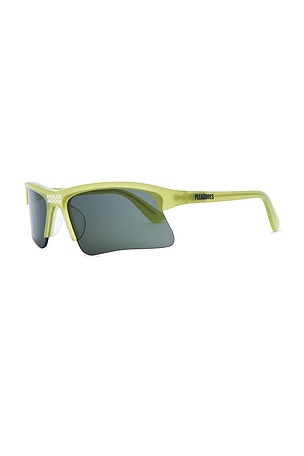 Pleasures Boiler Room Active Sunglasses in Green