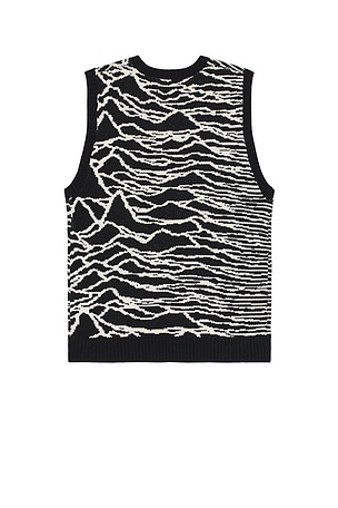 Pleasures Interzone Sweater Vest in Black