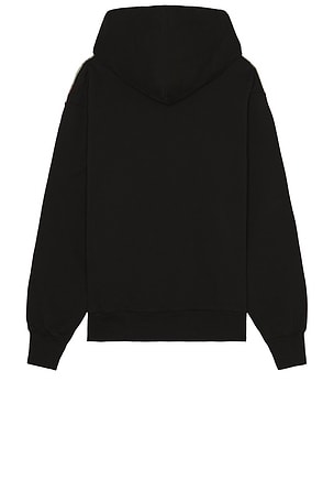 Pleasures Career Contrast Plaid Hoodie in Black
