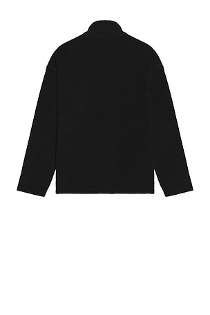 Pleasures Onyx Half Zip Polar Fleece in Black. Size XXL/2X. Also