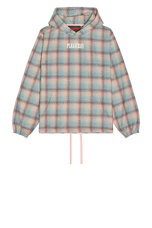 Pleasures Sender Poncho Hoodie in Pink