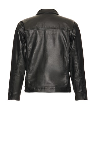 Pleasures Latex Trucker Jacket in Black