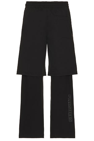 Pleasures Stay Layered Pants in Black