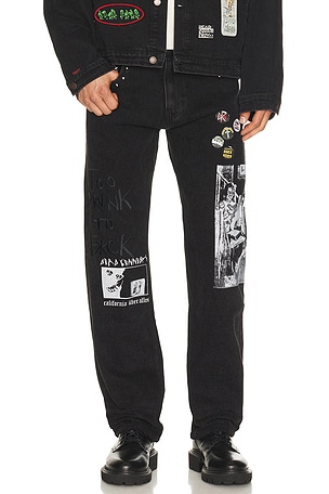 x Dead Kennedys DIY Straight Leg Pants Pleasures
