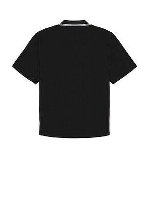 Pleasures PN Boxy Polo in Black