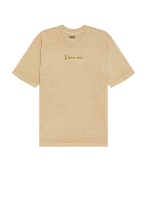 Pleasures Burn Again T-Shirt in Beige