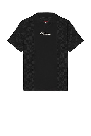 Pleasures Planets Polo in Black