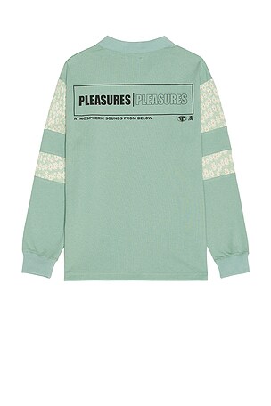 Pleasures Sounds Rugby Polo in Green