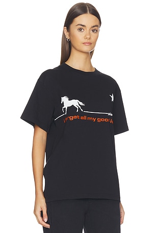 Pleasures Forget T-Shirt in Black