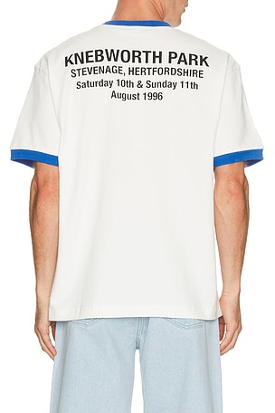 Pleasures x Oasis 1996 Ringer Shirt in White