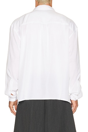 Pleasures Impact Button Up Shirt in White