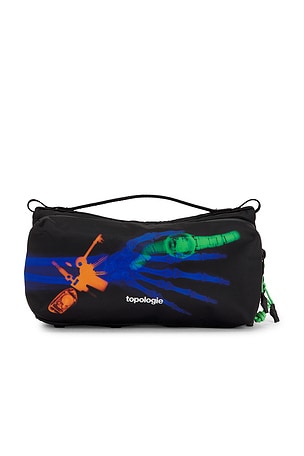 Pleasures x Topologie Sacoche Medium Bag in Black