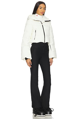 Perfect Moment Polar Flare Ski Suit in Black,White