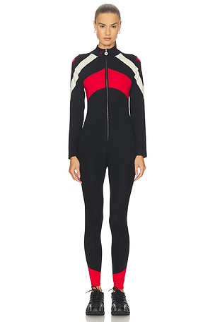 Perfect Moment Tignes Jumpsuit in Black,Red. Size XS. Also