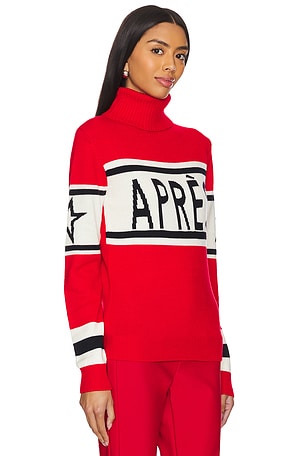 Perfect Moment Apres Sweater in Red