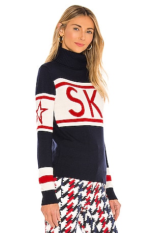 Perfect Moment Schild Sweater in Navy