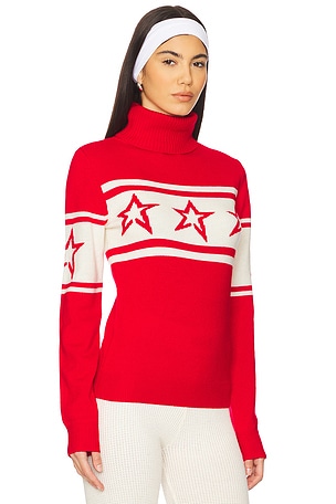 Perfect Moment Chopper Sweater in Red