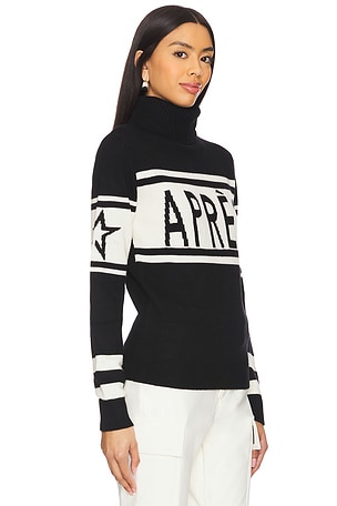 Perfect Moment Apres Sweater in Black & White
