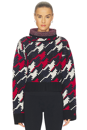 Turtle Neck Herringbone Sweater Perfect Moment