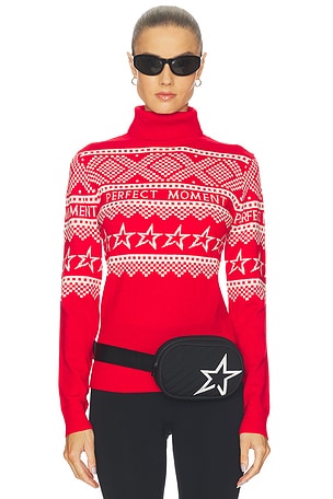 Holiday Roll Neck Sweater Perfect Moment