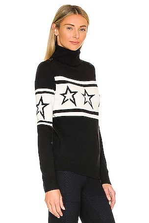 Perfect Moment Chopper Sweater in Black & White. Size XS. Also