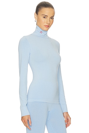 Perfect Moment Perfect Thermal Rollneck in Baby Blue