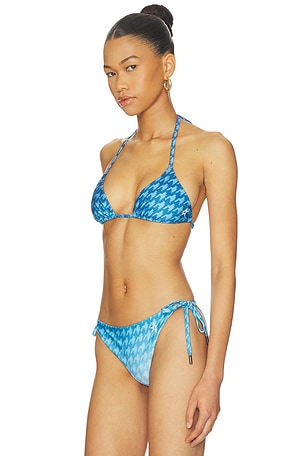 Perfect Moment Salinas Bikini Top in Blue