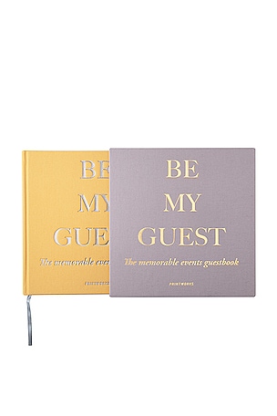 LIVRE D'OR BE MY GUEST BE MY GUEST BOOK Printworks