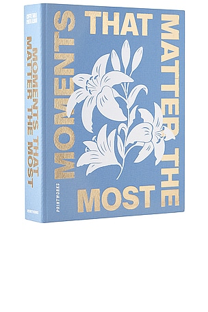Printworks Moments That Matter The Most Photo Album in Blue