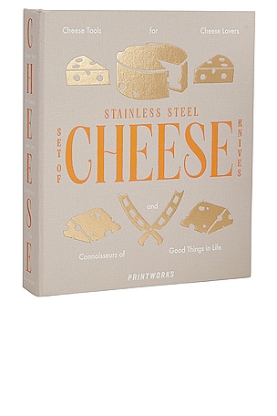 Printworks The Essentials Cheese Tools in Beige/Yellow