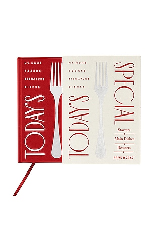 Printworks Recipe Book Today's Special in White