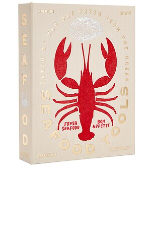 Printworks The Essentials Seafood Tools in Beige/Red