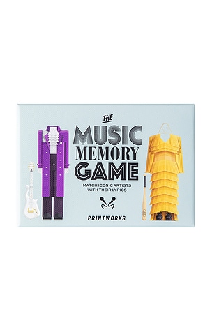 Printworks Music Memo Game in Blue