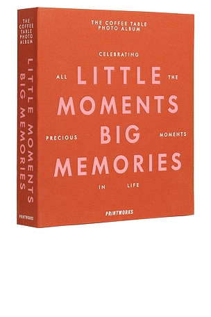 Printworks Little Moments Big Memories Photo Album in Orange