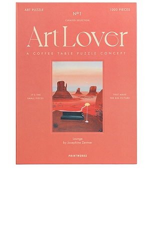 Art Lover Book Puzzle 1000 Pieces in Lounge Printworks
