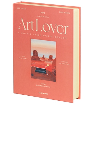 Printworks Art Lover Book Puzzle 1000 Pieces in Lounge