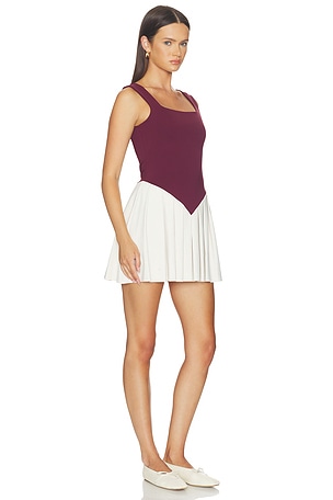 Port de Bras Kasumi Dress in Burgundy