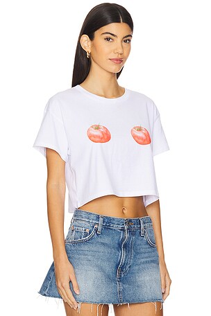 T-SHIRT CROPPED GRAPHIQUE Polychrome Goods