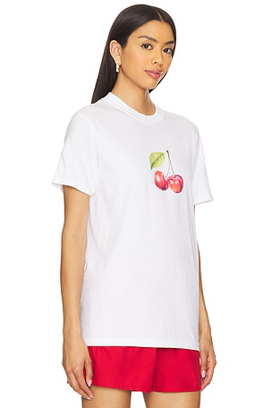 Polychrome Goods Summer Cherries T-shirt in White