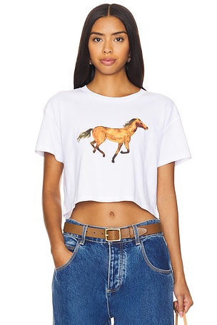 Horse Crop Top Polychrome Goods